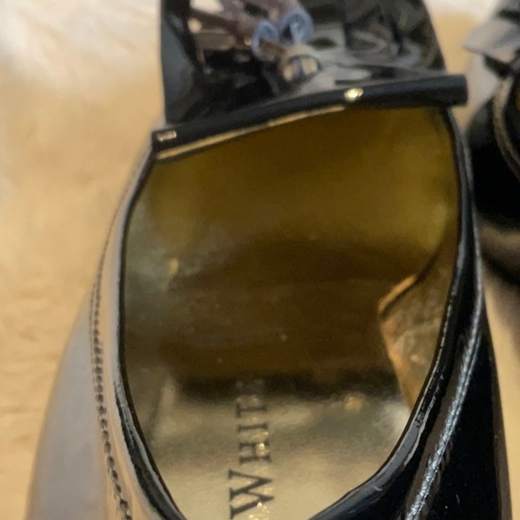 NWOT Ron White Blythe Kitten Heel Loafers SZ 39 Gloss Patent - Picture 12 of 14